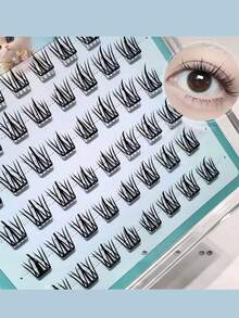 24 Animal Series Glue-Free False Eyelashes,Long-Lasting High Viscosity,Curled Natural And Light False Eyelashes - L - View 6