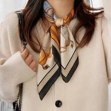 Tendencia4pz Pañuelo De Seda Sintética Bufanda Paliacate Rebozo CuellCalidad premium - 4 piezas - Ver 3