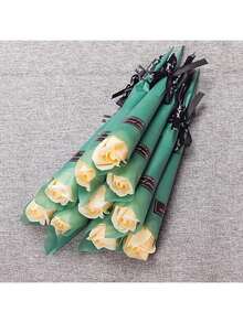 100pcs Romantic Rose Bouquet, Teacher's Day, Valentine's Day, Mother's Day Rose Bouquet, Valentine's Day Gift, Birthday And Graduation Gift - Multicolor - View 14