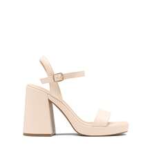 Women Heeled Sandals - Apricot - View 7