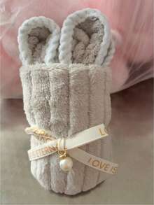 This Adorable Candy-Colored Rabbit-Shaped Soft Towel Set Includes A Small Rabbit-Shaped Hand Towel (19.69 Inches * 9.84 Inches When Unfolded), Suitable As A Wedding Gift, Mother's Day Gift, Father's Day Gift, Birthday Gift, Graduation Gift, Thanksgiving Gift, Christmas Gift, And More. - Multicolor - View 18