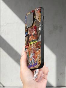 Selected Fashionable Persian Carpet Pattern Printing Products, Complete Set Of Mixed Color Phone Cases, Applicable Models I7PROMAX/I7 AR/15ProMaX/16PROMAX/GalaxyS22/23/S24/S23Plus/S24-Utra It Is A Daily Commuting Essential, Suitable As A Mother's Day Gift, Independence Day Gift, Valentine's Day Gift, Or Birthday Gift For Family And Friends - 黑色 - 查看 5