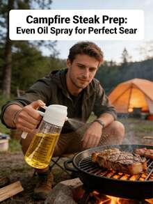 1pc Multi-Purpose High Capacity PP Oil Sprayer Bottle, With Measurement Scale, Convenient Quantity Control. In Cold Winters, Cooking Oil May Solidify And Affect Spraying Effect, You Can Try Pressing A Few Times. - Multicolor - View 12