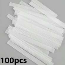 100 piezas/50 piezas/5 piezas Protector de brochas de maquillaje, evita la caída de cerdas y endereza las cerdas, adecuado para todos los tamaños, mangas protectoras elásticas para brochas de maquillaje, la red moldeadora se adapta a las brochas faciales para proteger la forma de las cerdas y evitar el encrespamiento., Regalos - Multicolor - Ver 11