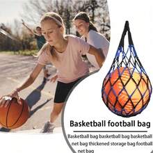 1pc Thick Nylon Woven Large Capacity Tote Bag, Multi-Functional Basketball/Football/Volleyball Net Storage Bag