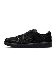 2026新款Nike Jordan Air Jordan 1 Low Retro OG SP低帮复古篮球鞋，男女通用，黑色，Swoosh 4.0，带鞋盒，缓震耐穿。 - 黑色 - 查看 3