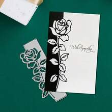 Creative Flower Metal Cutting Dies, DIY Scrapbooking Album And Embossing Stencil, Greeting Card Making Tool, Card Paper Cutting Crafts ,Gift Card Making Template Die Cuts.