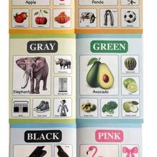 4pcs Children's Learning Books - Enlightenment - Knowledge Learning - Letters, Numbers, Shapes, Colors - Multicolor - View 12