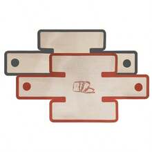 2pcs 9x5 Inch Bread Baking Mat - Thick Non-Stick Silicone Baking Liners, Material, Reusable For Home And Commercial Ovens, Easy To Clean - Multicolor - View 14