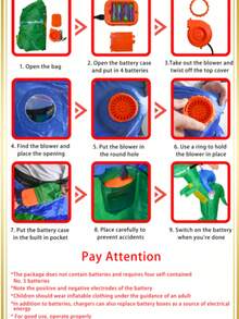 1pc Inflatable Jamaica Style Costume - All-Over Heart Theme Fancy Dress, Unisex, Suitable For Halloween, Carnival, Christmas And Various Events/Parties - Jamaicans - View 7