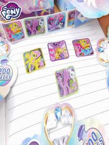 50 Peças Adesivos Oficiais Licenciados da Hasbro "", Padrões de Personagens de Desenho Animado, Material À Prova d'Água, Adequado para Laptops, Copos, Bagagens, Bicicletas, Adesivos Decorativos de Moda Criativa, Presente de Surpresa de Natal, Halloween, Aniversário e Aniversário para Família e Amigos - Multicolorido - Visão 2