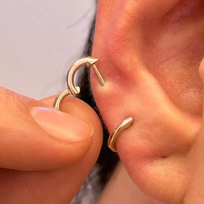 1件纯银直耳钉套装 | 低过敏性耳钉，男女通用 | 3种尺寸可选（4毫米、6毫米、7毫米、10毫米） | 精致优雅的饰品，适合派对、生日礼物 | 单只出售（非一对）