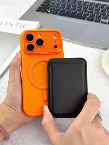 Wallet And Phone Card Holder With Magnetic Closure, Upgraded Version With 23 Magnets, Compatible With Phone 16 15 14 13 12 Pro/Pro Max/Plus/Mini Wallet Accessories Series, Magnetic Phone Card Case - Multicolor - View 11