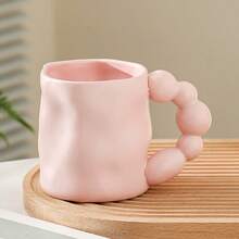 1pc 400ml Ceramic Modern Latte Mug, High-Quality Couple Water Cup, Personalized Milk Malt Breakfast Cup With Creative Latte Art, Suitable For Office, Graduation Party, Homemade Tea Set, Made In China - Multicolor - View 17