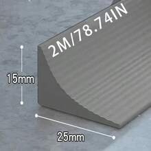 YITAPE 1pc 118.11/39.37 Inch Silicone Self-Adhesive Bathroom Sealing Strip | Shower Enclosure And Vanity Countertop Sealant, Flexible Bathroom Divider Strip, Suitable For Floor And Vanity, Easy To Install - Multicolor - View 11