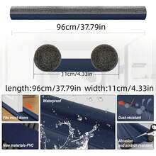 1pc Leather Door Seal Strip, EPE Foam + Leather Insulation Weatherstrip - Multicolor - View 4