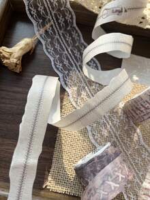 Retro Sewing Theme Washi Tape Vintage Decorative Adhesive Tearable Masking Tapes Decoration Handmade For Collage Art DIY Junk Journals Stationery