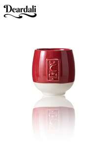 DearDali 1个原装沙特阿拉伯陶瓷咖啡杯，家用茶杯，拉花艺术，美式风格，顶级高品质陶瓷，可微波炉加热，适合送给女性，中东节日礼物，阿拉伯风格，寓意和平，适合居家使用，晚餐聚会，下午茶，节日派对或生日礼物 - 彩色 - 查看 16