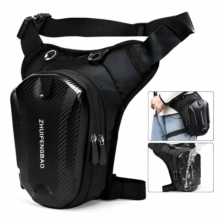 TendenciaPiernera / Riñonera Bolsa Impermeable Para MotociclistasCalidad premium - A - Ver 1