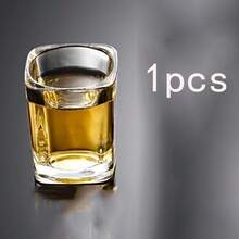 1个/6个2.46盎司迷你烈酒杯套装，透明龙舌兰酒杯，适用于伏特加、威士忌、龙舌兰酒和浓缩咖啡，非常适合饮用威士忌、伏特加、白酒、白兰地等烈酒，是家庭聚会、酒吧、KTV、婚礼的理想之选，也是一份很棒的礼物。 - 透明 - 查看 11