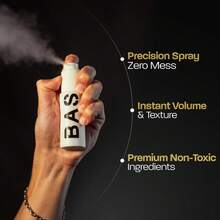 BASED Hair Texturizing Powder, Lightweight & Volumizing Hair Styling Powder With Matte Finish, Add Texture To Hair With Medium Hold, For Short To Medium Hair, (1.69oz Bottle, 2.5 Gram Fill, Pack Of 1) - 正裝 - 查看 3