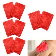 沐浴去角质手套，带挂环的身体去角质手套，用于沐浴、面部水疗、洗手、深层清洁去除死皮的磨砂去角质手套，男女通用