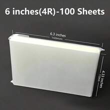 100pcs Transparent Plastic Laminating Pouches, 4 Sizes Available (A4/3R/4R/5R) For Cards, Business Cards, Office Documents, Photo Protection, Compatible With All Laminating Machines