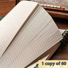 1pc Minimalist Loose-Leaf Notebook, 21.5 X 19.5 Cm, Flip Cover Notebook, Suitable For Office, Study And School Supplies, Back To School Season (Random Style)