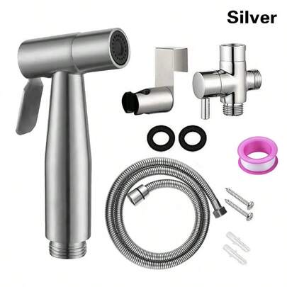 Luxury Handheld Bidet Toilet Jet Spray Muslim Hygienic Shattaf Douche Shower Kit