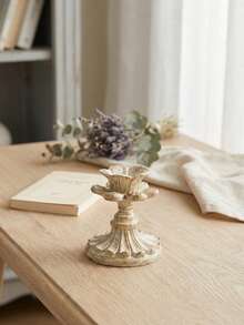 1pc/Set Vintage French Floral Candle Holder, Antique Bronze Furniture Decor, Retro Decorative Candle Holder, Home Decor, Perfect For Wedding Art Decor, Mother's Day Gift, Fireplace, Christmas Party, Housewarming Gift, Wedding, Restaurant, Party Candle Holder, Fireplace Decor Candle Holder, Decorative Column Candle Holder, Wedding, Home Decor, Holiday Party Decor - Multicolor - View 18