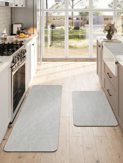 DAJIANG 1 件装 - 波西米亚复古风厨房地毯，防滑橡胶底，可水洗，加厚厨房垫，适用于走廊、洗衣房、节日/房间装饰