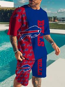 Buffalo Bill-S Mens T-Shirt Shorts Set - Style - View 2