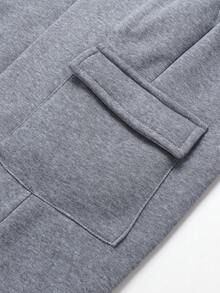 Men's Cargo Pants With Multi-Pocket Design, Comfortable Fit, Perfect For Daily Wear. - Grey - View 6