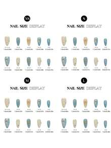 10片杏仁形美甲贴片，带闪亮水钻和亮片装饰，适合搭配辣妹连衣裙的美甲用品 - 彩色 - 查看 11