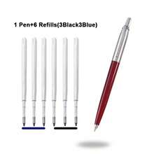 A Classic T-Wave Ballpoint Pen/Semi-Steel Metal Press Ballpoint Pen/Business Office Signature Pen/Creative Advertising Gift Pen/Student Calligraphy Practice Pen/Replaceable Pen Refill - Pen - View 17