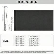 1 Roll Of Black/Dark Brown/White Leather Repair Patch, Waterproof Removable Self-Adhesive Leather Repair Tape, Cuttable Repair Tape Set, Suitable For Leather Repair, Refurbishment And Re-Covering Of Furniture, Sofas, Car Seats, Chairs, Etc. - Multicolor - View 3