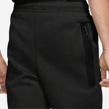 Nike Unisex Tech-Inspired Zip Hoodie & Jogger, Slim Fit Tapered Tracksuit With Cozy Lining, No Shrinkage, Effortless Streetwear Graphic Outerwear For Men & Women Hoodi Sweatpants - Quần nỉ đen - Xem 5