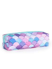 3件套儿童时尚美人鱼尾巴，可爱宇航员图案背包套装，配有可调节加厚网眼肩带和柔软网眼背板，是上学、旅行、户外活动和度假的完美礼物