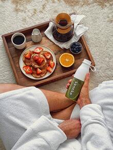 1/2/3个装便携式旅行水瓶 | 磨砂渐变时尚设计，带提手，防漏密封，轻便，适合户外/日常使用 - 白色 - 查看 6