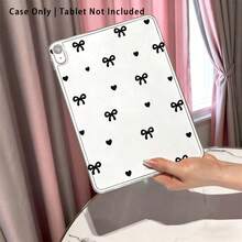 1pc High Transparent Anti-Drop TPU Tablet Case, High-Definition Bowknot UV Printing, Compatible With IPAD 11 2025, MINI6/7, AIR1/2, Air4/AIR5/Air6/AIR7, 9.7-Inch IPad 2019/2020/2021, 10.2-Inch IPad 10/11, AIR11 (2024/2025), PRO11 (2024), PRO11 (2018-2022), PRO12.9/AIR13 - Multicolor - View 1