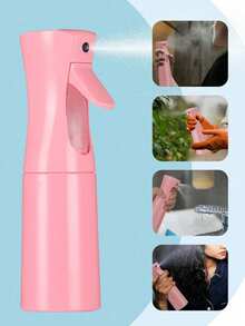 6件/5件/3件兒童網格梳髮型設計套組，(6.8oz/200ml) 持續噴霧瓶、章魚梳、梳子、鼠尾梳、側刷，DIY沙龍造型工具，適合日常護髮，兒童完美禮物 - 彩色 - 查看 8