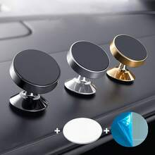 360° Rotatable Magnetic Car Phone Holder, Foldable & Telescopic, ABS Material, Suitable For Car, Shower, Travel, Gym, Smooth Surface, Compatible With IPhone & Android Phones, Great Gift For Family And Friends, Accessories - Black - View 17