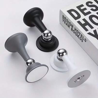 1pc No Drill Door Stopper - New Strong Magnetic Door Catch, Bathroom Anti-Collision Silent Door Closer Floor Suction Cup