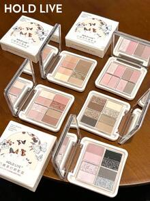 HOLD LIVE Butterfly Soft Eyeshadow Palette H01, Everyday Warm Taupe Color Series - H01 - View 5