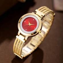 5pcs Women's Fashionable Retro Versatile Elegant Watch, Crown Rhinestone Necklace Earrings Ring Set, Suitable For Daily Decoration And Wear, Essential For Valentine's Day, Ramadan, Mother's Day, Perfect Gift For Mom/Girlfriend - Multicolor - View 6