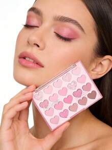 Dasique Eyeshadow Palette Make Up Long-Lasting High Pigment Graduation Birthday,Easy To Use Smooth Blendable, Vegan Formula Cruelty-Free, Holiday Essential Rose Girl Best Color Charm Vibe, Christmas Gifts For Women, Fancy Fashion Women Brand Makeup Back To School, Wedding Dress For Bride, Summer, Valentines, Vacation, Valentine's Day - #07 Love Heart - View 4