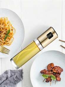 1 Glass Spray Bottle, Suitable For Air Fryers, Grills, Baking And Even As A Kitchen Oil Sprayer, Less Fat And Oil, Practical And Easy To Clean, Kitchen Spray Bottle, Grill Spice Glass Bottle, Vinegar Spray Bottle, Spice Bottle, Suitable For Everyday Use - Multicolor - View 2