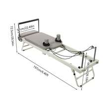 ZhdnBhnos Foldable Pilates Reformer Machine, Adjustable Design Pilates Reformer Machine, Modern Floor-Mounted Pilates Exercise Equipment For Homes, Offices, Gyms, Max Lbs Load Capacity - Variant,1 - View 9