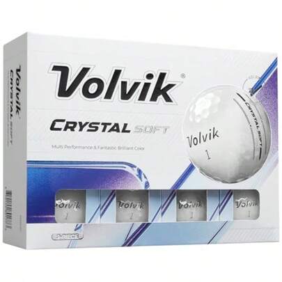 Crystal Soft Golf Balls White
