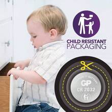 Pilas CR2032 - Pack de 10, - Pilas de Litio CR 2032 botn de Alto Rendimiento de 3V Ideales para Adornos de Navidad, Luces, Bsculas, Llaveros de Coche y ms - inicial - Ver 7